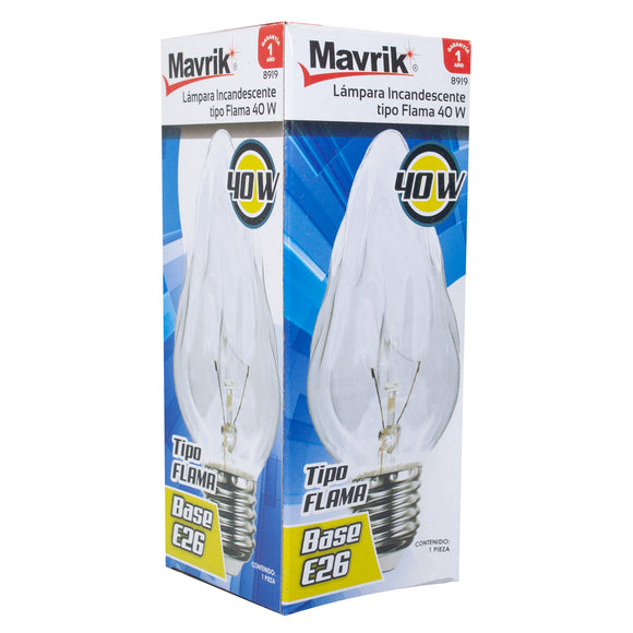Foco 40w E26 T/Vela