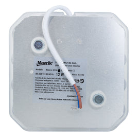 Repuesto 12w Cuadrado P/Plafon - 0