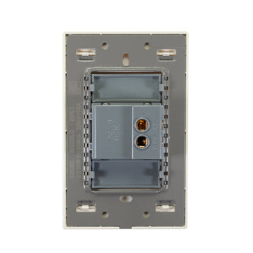 Placa 1 Apagador Sencillo Hueso Colors - 0