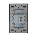 Placa 1 Apagador Sencillo Negro Colors-2