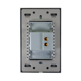 Placa 1 Apagador Sencillo Negro Colors - 0