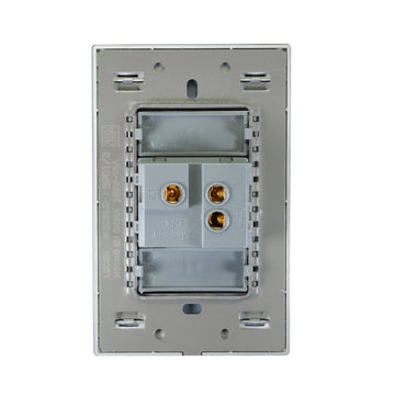 Placa 1 Apagador Escalera Negro Colors - 0