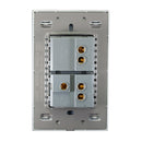 Placa Apagador Sencillo Apagador Escalera Negro Espejo-2