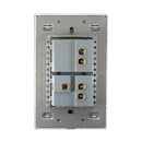 Placa 1 Apagador Sencillo 1 Apagador Escalera Negro Colors-2