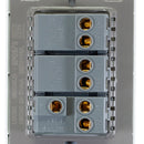 Placa 2 Apagadores y Apagador Escalera Negro Espejo-2