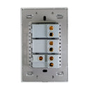 Placa 2 Apagadores Sencillos 1 Apagador Escalera Blanco Colors-2