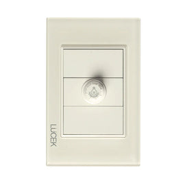 Placa con Dimmer Hueso Colors
