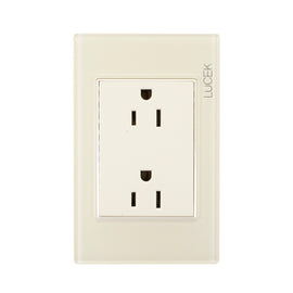 Placa Contacto Duplex Hueso Colors