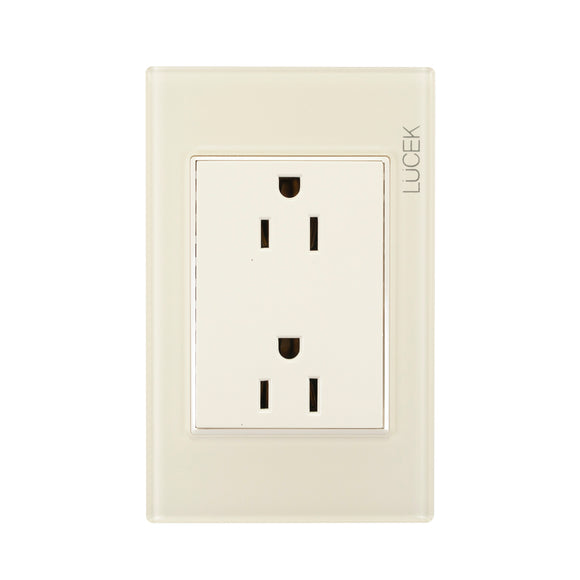 Placa Contacto Duplex Hueso Colors