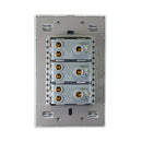 Placa 3 Contactos Espejo Negro-2