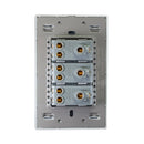 Placa 3 Contactos Negro Colors-2