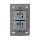 Placa 2 Apagadores Escalera Blanco Colors-2