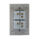 Placa 2 Apagadores Escalera Negro Colors-2