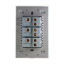 Placa 3 A pagadores Escalera Espejo Negro-2