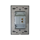 Placa Botón Timbre Espejo Negro-2