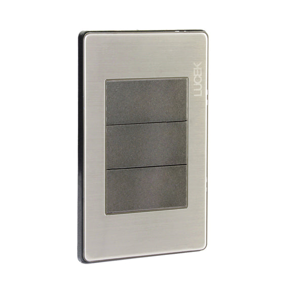 Placa Ciega Metálica Anonizada