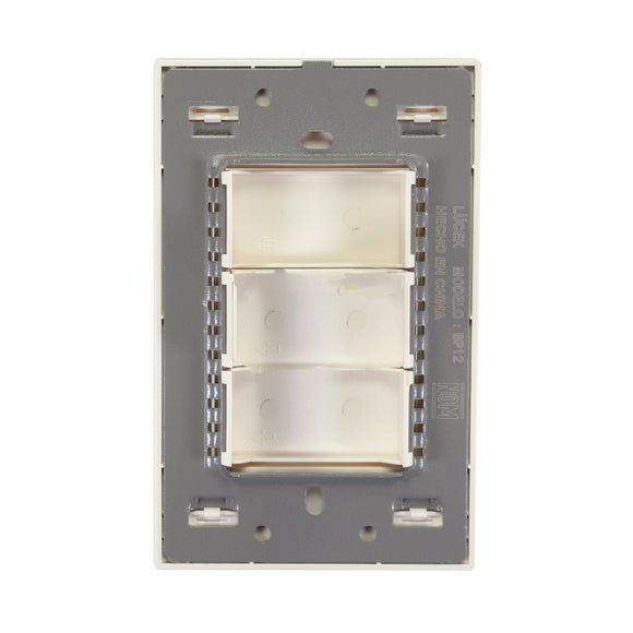 Placa Ciega Hueso Colors