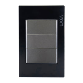 Placa Ciega Negro Colors