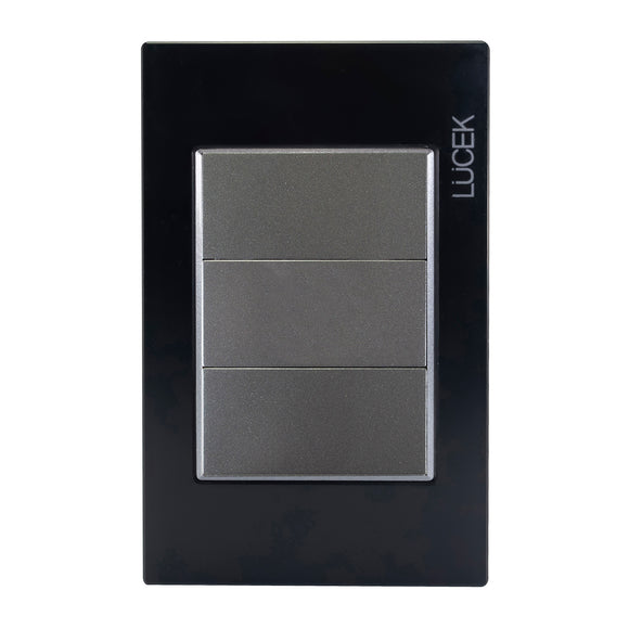 Placa Ciega Negro Colors