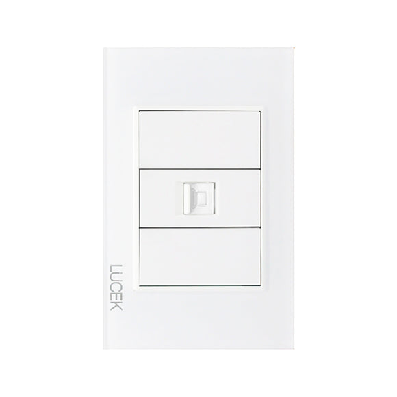 Placa Conexión Módem-Internet Cristal Blanco Blanco