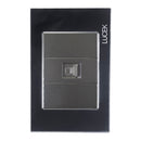 Placa Conexión Módem-Internet Espejo Negro-1