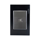 Placa Toma Módem/Internet Negro Colors-1