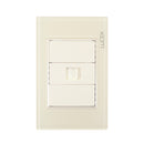 Placa Toma Telefónica Hueso Colors-1