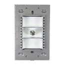 Placa Toma Coaxial Espejo Negro-2