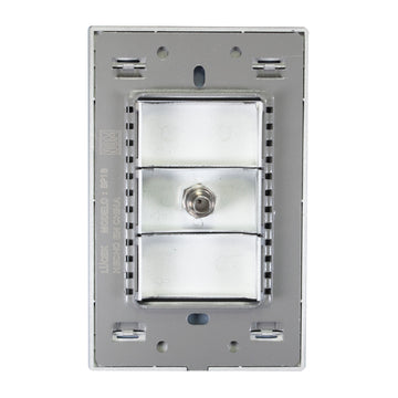 Placa Toma Coaxial Espejo Negro - 0