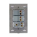 Placa 2 Apagadores Sencillos 1 Contacto Blanco Colors-2