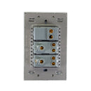 Placa 2 Contactos 1 A pagador Espejo Negro-2