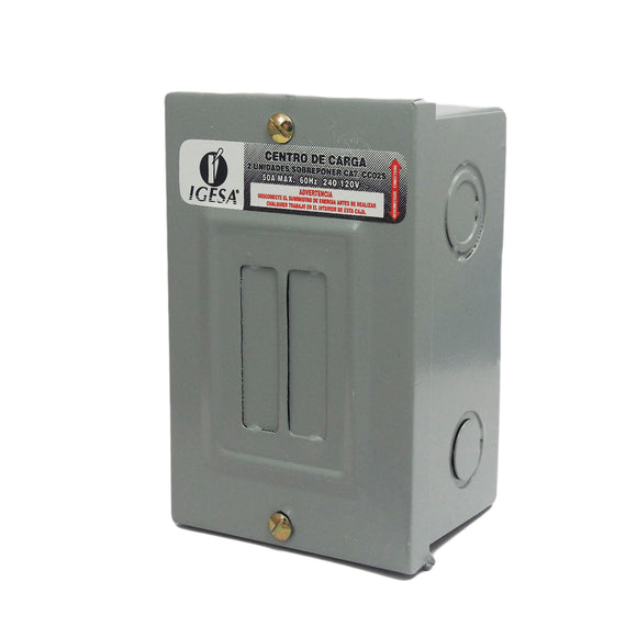 Centro de Carga 2p Sobreponer I