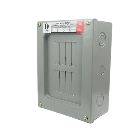 Centro de Carga 8p Sobreponer Igesa