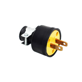 Clavija Uso Rudo  Amarilla Base de Hule