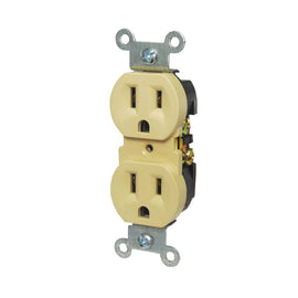 Contacto Duplex Oculto Marfil L