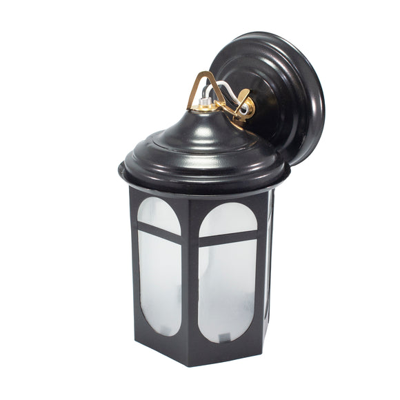 Farol Colgante Casita Negro