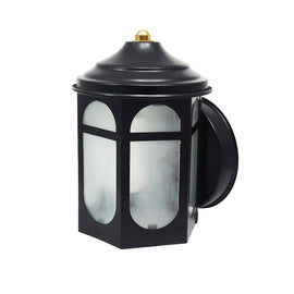 Farol Pared Casita Negro