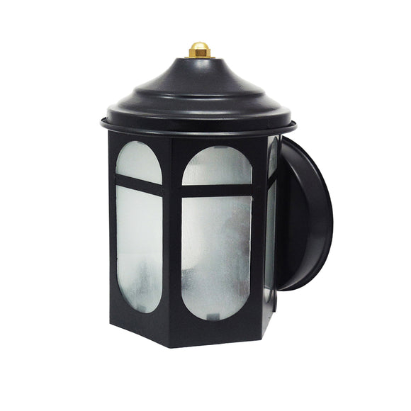Farol Pared Casita Negro