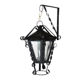 Farol Rustico Negro