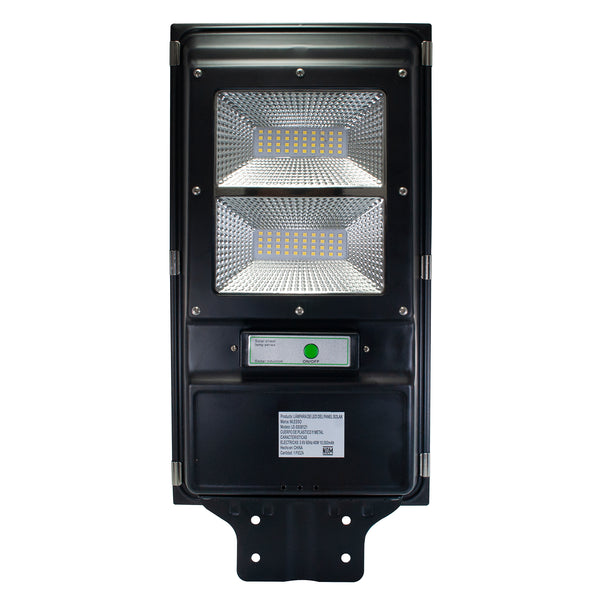 Lampara 40w  Suburbana con Panel Solar