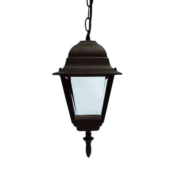 Farol Colgante Rustico Negro