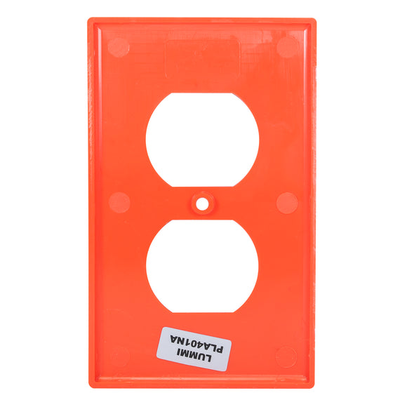 Placa Duplex Naranja