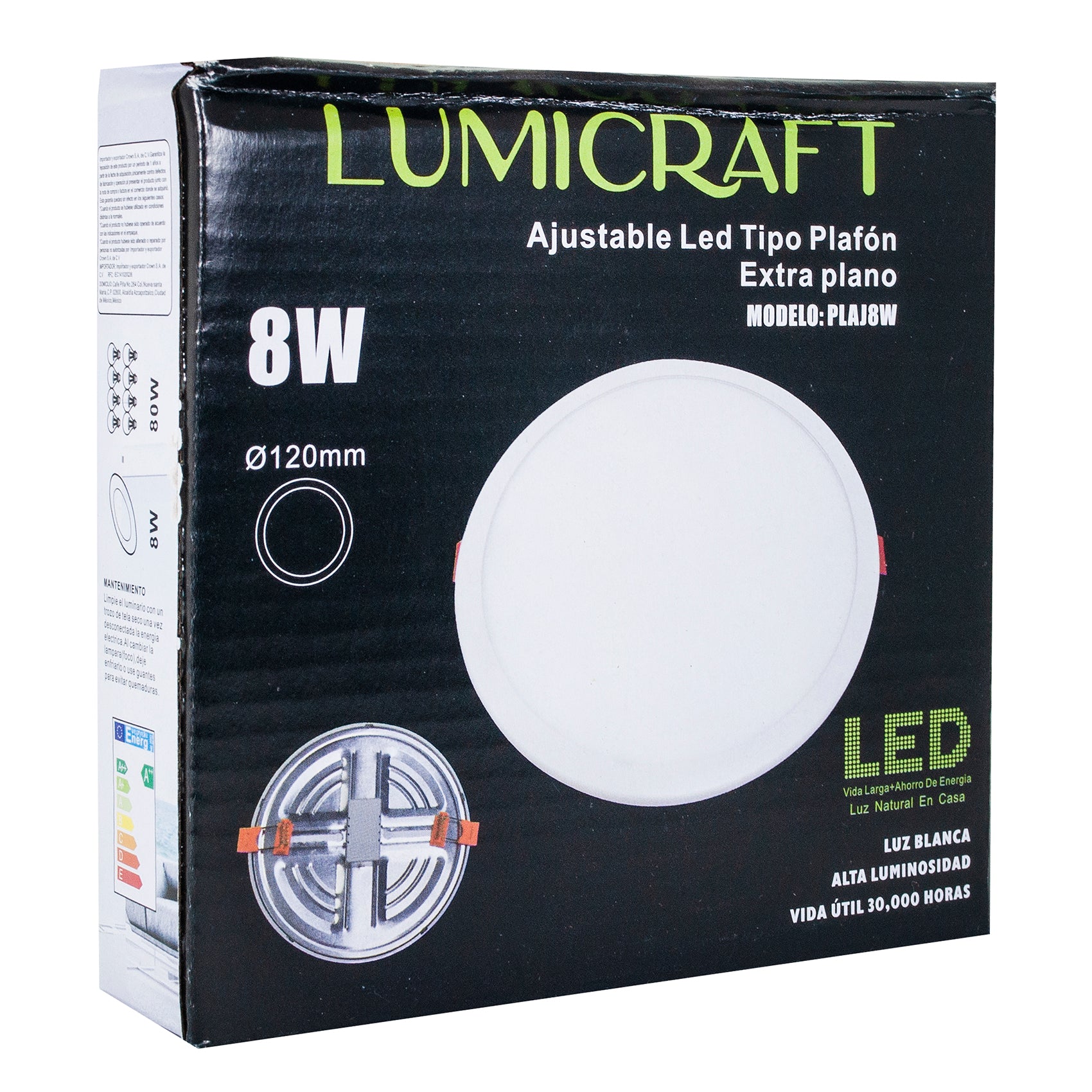 Empotrado 8w Ajustable Led