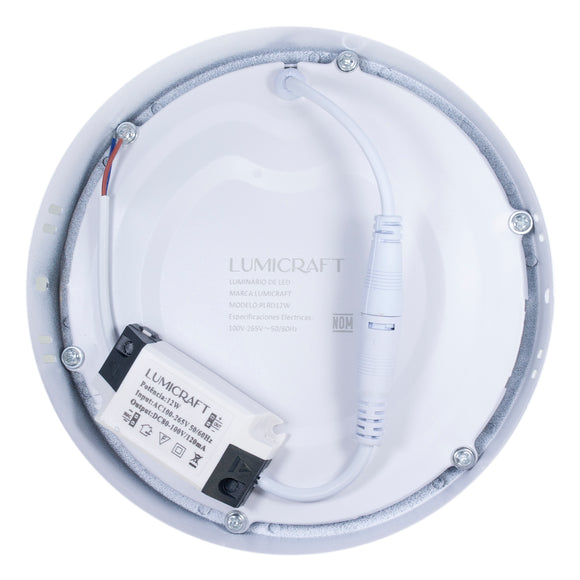 Lumianrio 12w Redondo Sobreponer Lumicraft