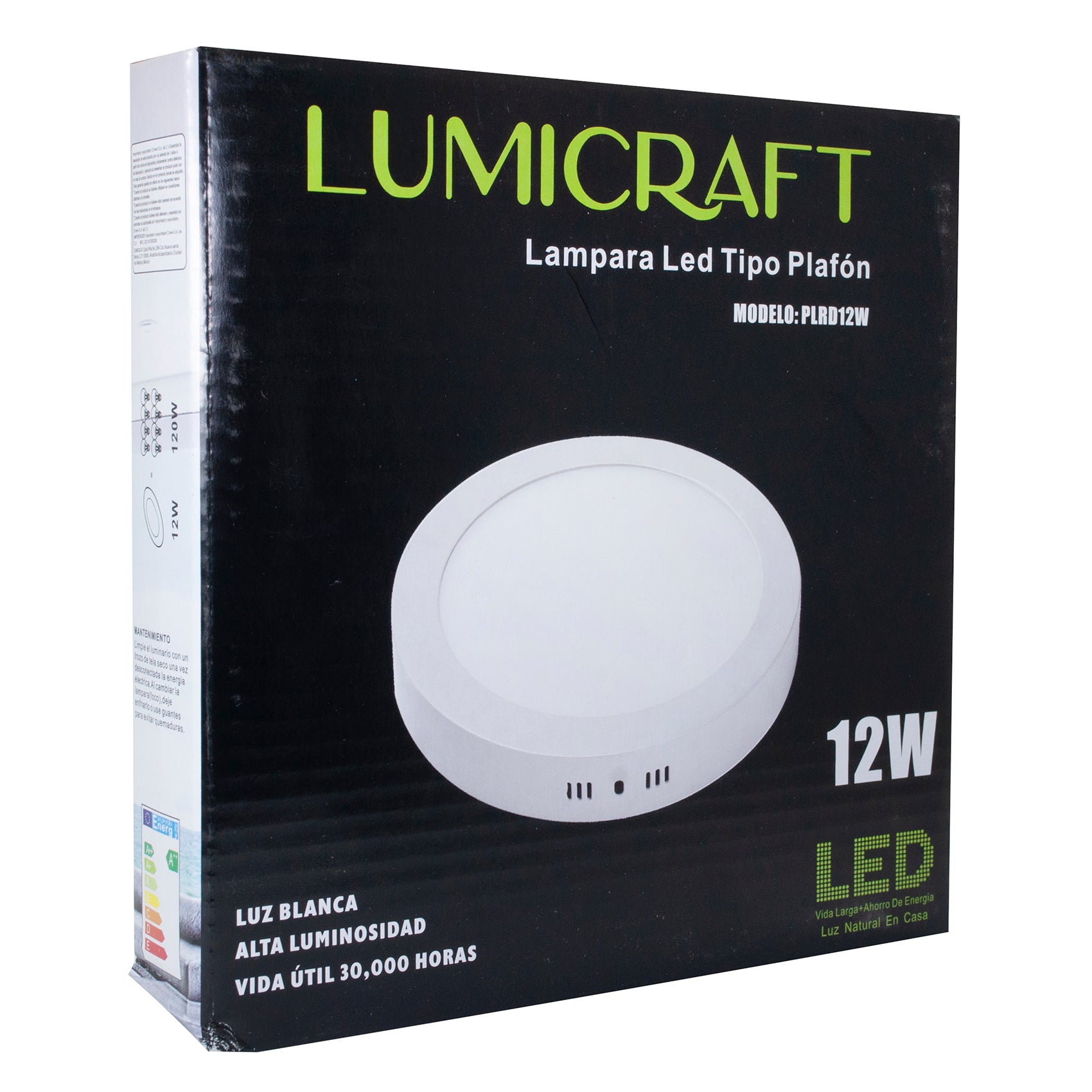 Lumianrio 12w Redondo Sobreponer Lumicraft