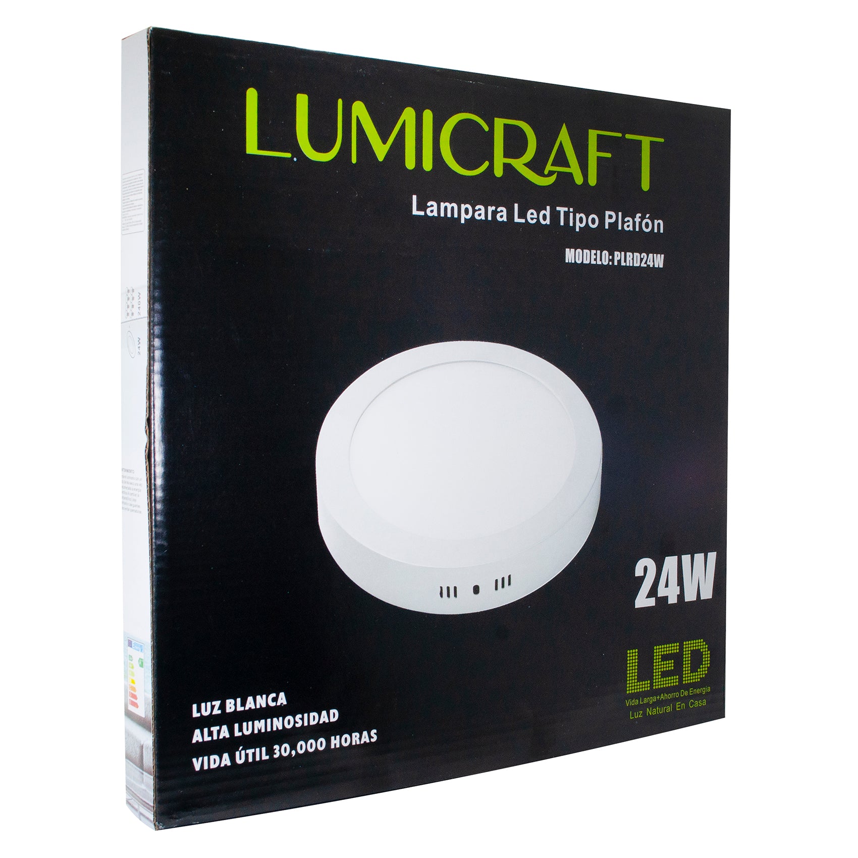 Luminario 24w Redondo Sobreponer Lumicrfat