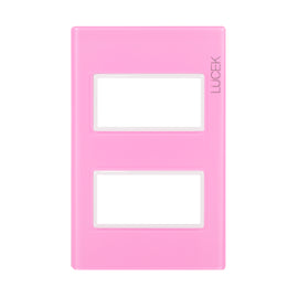 Placa 2v Rosa Colors