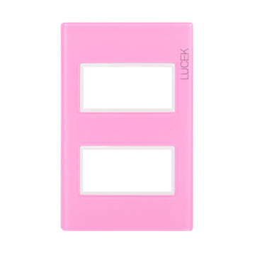 Placa 2v Rosa Colors