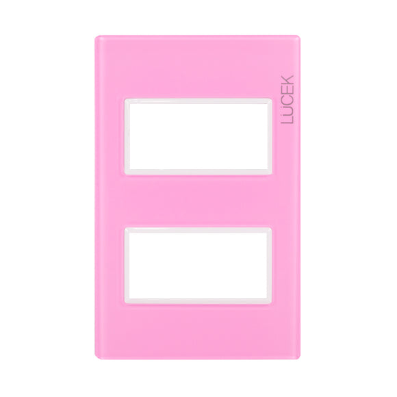 Placa 2v Rosa Colors