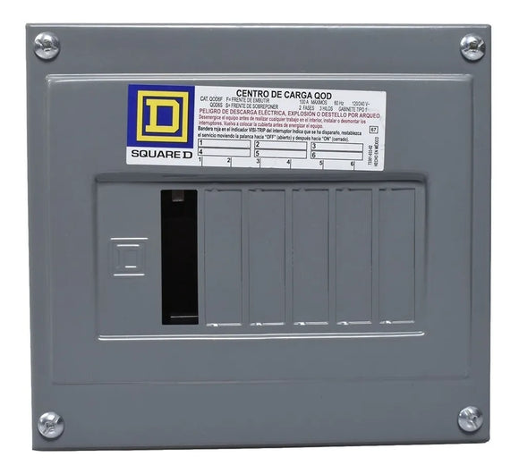 Centro de Carga 6p Sobreponer Squarde